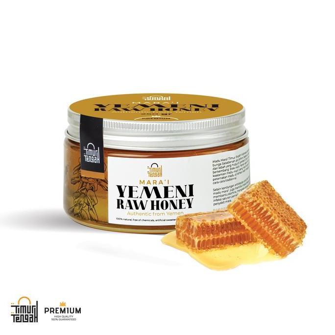 Fiksdone- Timur Tengah Madu Asli Murni Yaman Marai 500 Gr Raw Honey Yemeni Pure Premium Kental