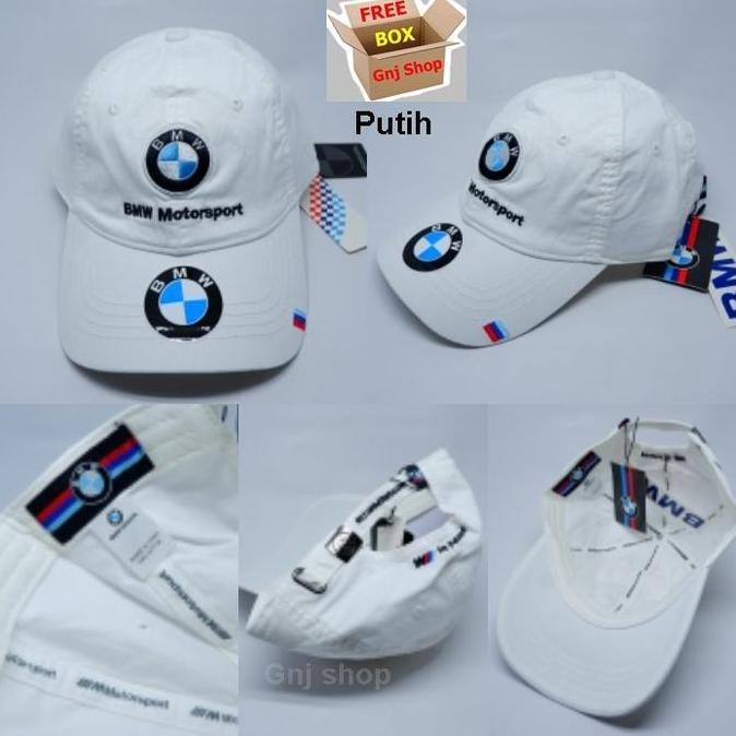Topi baseball golf new bmw motorsport bordir import full tag unisex free box