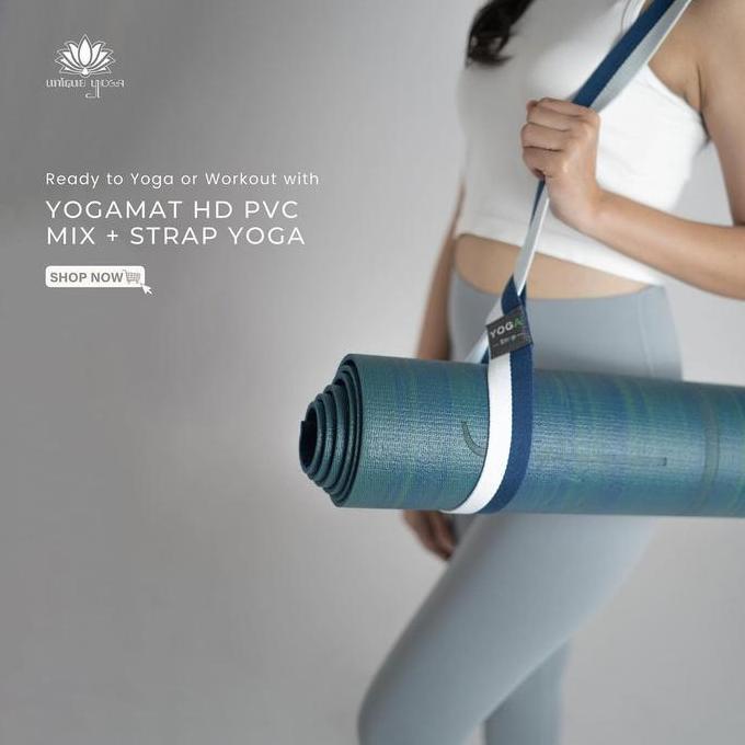 Gudangbaru- Tali Matras Yoga / Commuter New Ungu Sekelas Lululemon