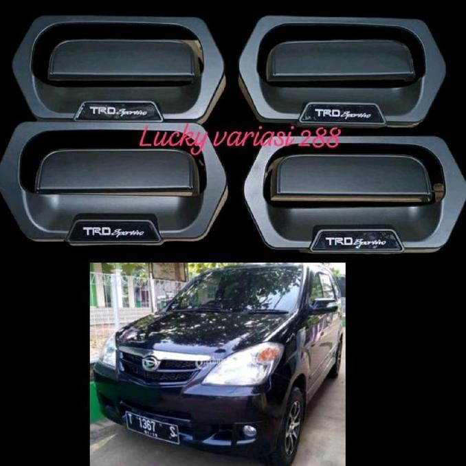 Cover Handle Outer Avanza Xenia 2004 2005 2006 2007 2008 2009 2010 2011 TRD SPORTIVO Hitam Doff Hand