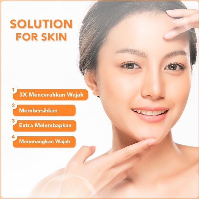 Iyaakirim- Nuface Nu Glow Brighten & Supple Skin Facial Wash Cream 80Gr - Sabun Cuci Muka Membersihk