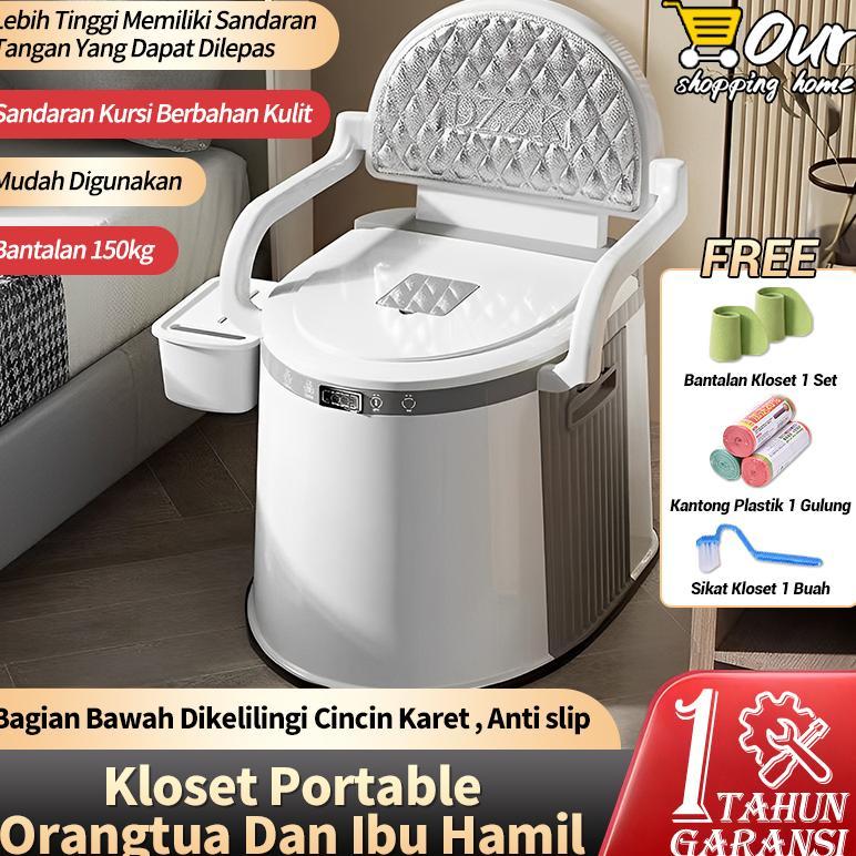 [FT] Toilet Portabel untuk Orang Dewasa / Kursi Pispot Lansia / Kloset Portabel Untuk Orang Tua Dan 