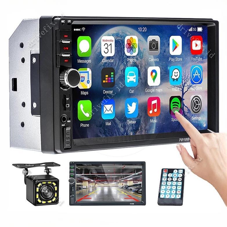 7018B 7010B Head Unit Android Double Din 7 Inch Touch Screen Bluetooth Audio Car Mp3 Mp5 Player Radi