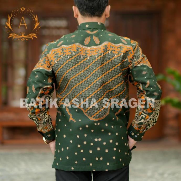 Termurah / Hot Sale Batik Asha-Batik Pria Lengan Panjang-Tunik Wanita-Batik Pasangan-Motif Singkawan