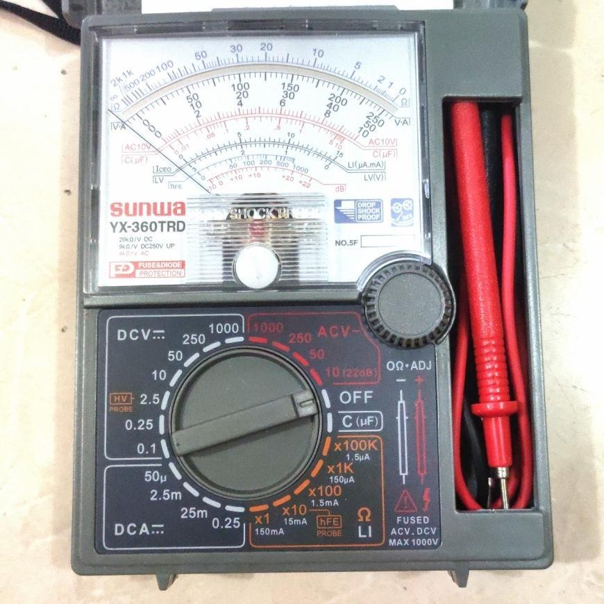 Multi Tester Multitester Manual Merek Sunwa Type Yx-360Trd