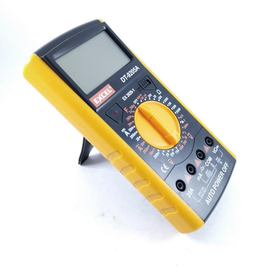 Multimeter Excel Dt9205A Multitester Digital Dt 9205A Tester Besar Dt-9205A Avometer