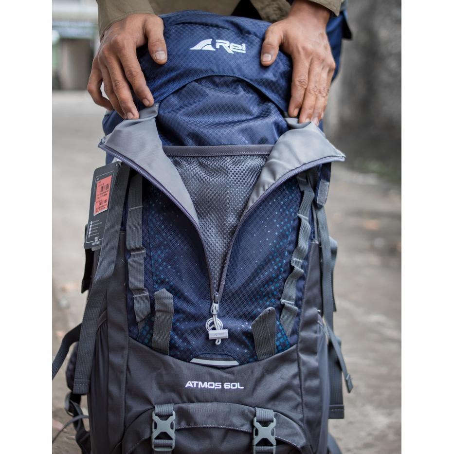 PAKET HEMAT TAS RANSEL CARRIER AREI ATMOS 60 LITER ORIGINAL TAS PENDAKI GUNUNG CAMPING HIKING OUTDOO