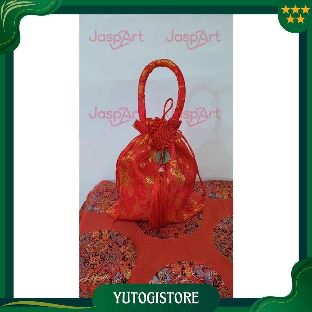 Tas Kain Fuk Tas Merah Imlek Tas Serbaguna Tas Hampers Tas Giok Ori