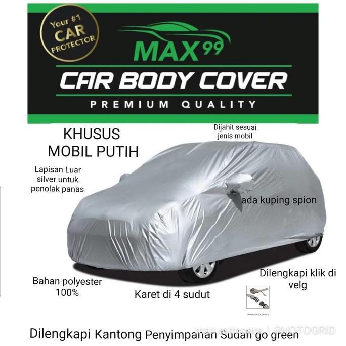 Promo SARUNG MOBIL AGYA PUTIH BODY COVER COATING SILVER KLIK VELG SBWSILVER Diskon