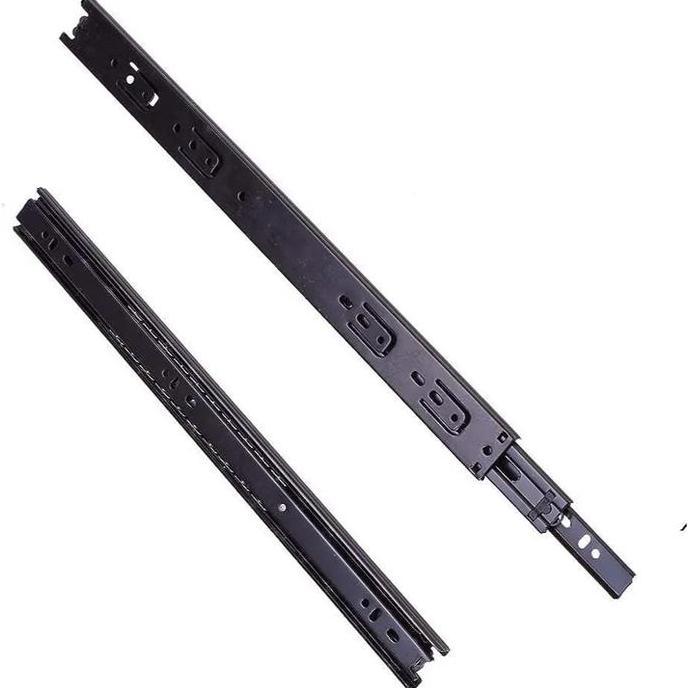 Aslibagus- Rel Geser Kabinet Rail Laci Dapur Per Sepasang 30Cm 35Cm 40Cm Rel Laci