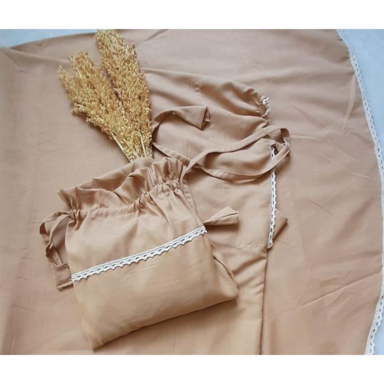 FREE ONGKIR MAHAR PERNIKAHAN SEPERANGKAT ALAT SHOLAT MUKENA BAHAN KATUN ADEM SAJADAH TEBAL | HAMPERS