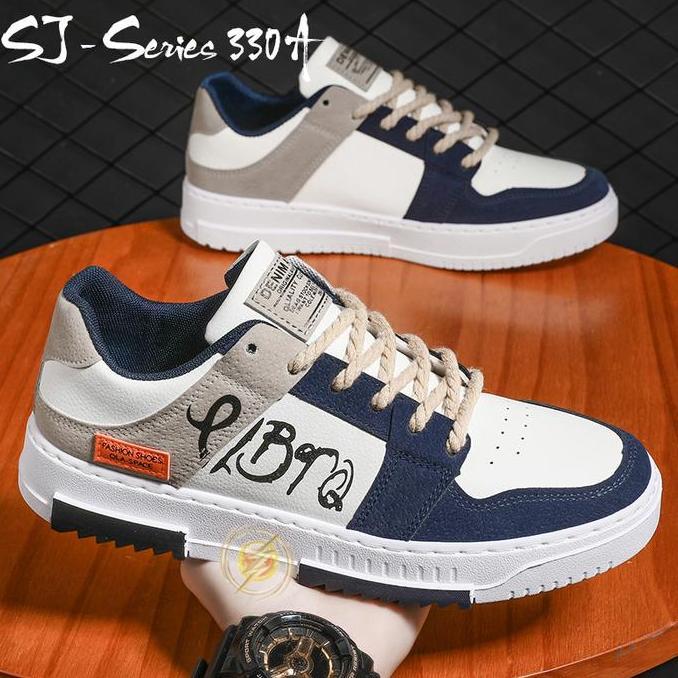 DR113 >> Sepatu Sneakers Pria Model Keren dan Trendy juga Unik Kualitas Premium -330A