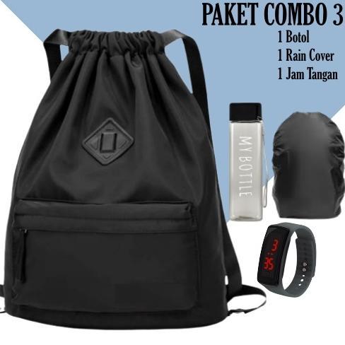 PROMO Ransel wanita serut/Tas Ransel Serut wanita TOTEBAG SERUT TAS OLAHRAGA TAS SERUT  CEWEK COWOK