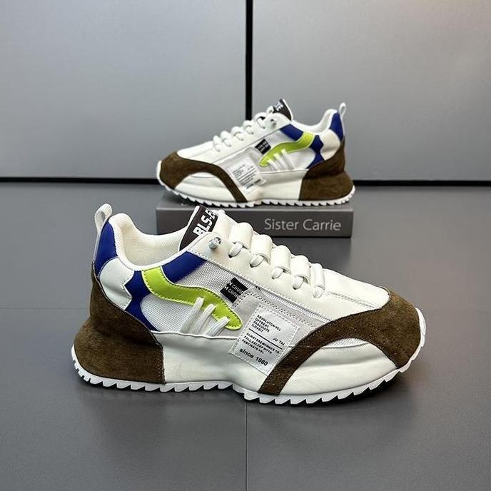 DV278 >> Sepatu Sneakers Olahraga  New Pria Dewasa BLS-ECKE Empuk dan Nyaman BISA COD-FREE DUS undef