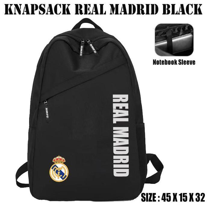 DI161 - TAS REAL MADRID - BACKPACK MADRID - TAS KLUB BOLA REAL MADRID - TAS RANSEL REAL MADRID Sekol