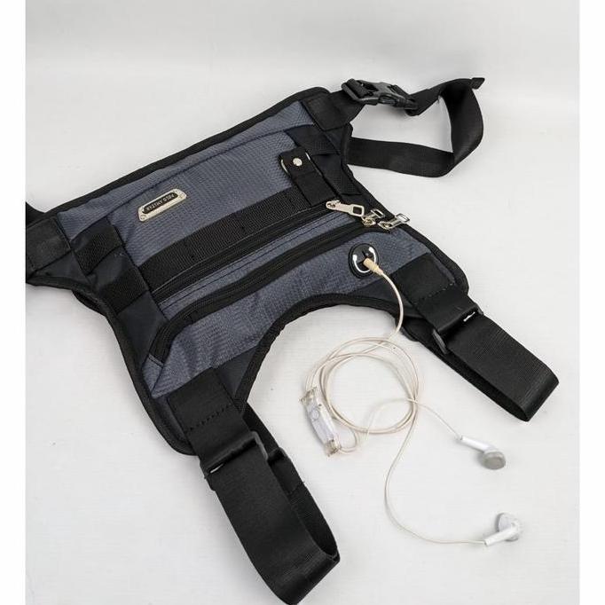 DS298 >> Tas dada pria rompi chest bag / Tas dada Rompi / Tas TACTICAL army