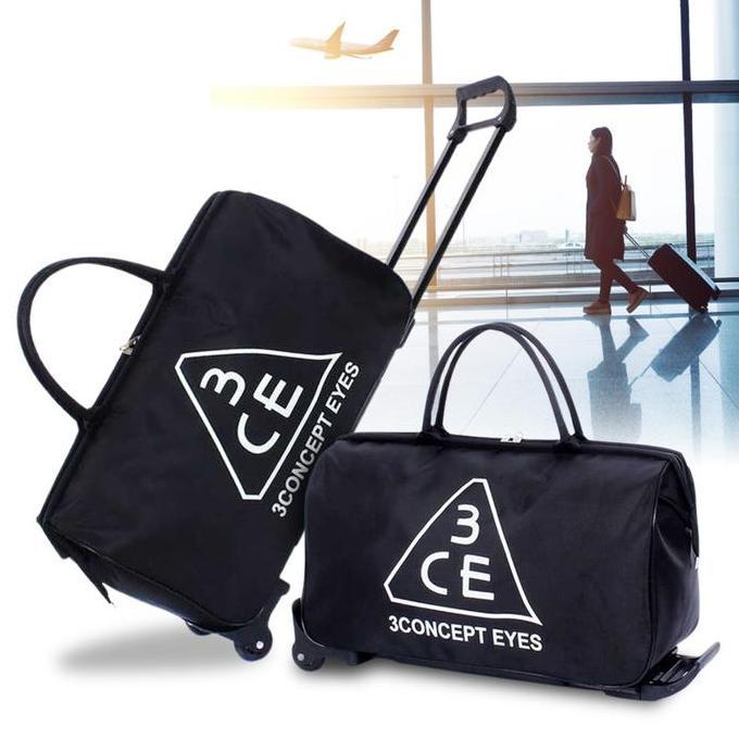 ZAWARY Monster Eye Tas Koper Duffel Trolley - 3 Concept Eyes