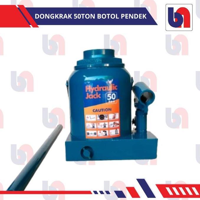 DAXSTORE Dongkrak Hidrolis Botol - 50 Ton Bodi Pendek Termurah Cargo