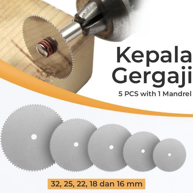 LAVANASHOPID Mata Bor Gerinda Mini ukir potong kayu pipa pvc aluminium 5pcs ukuran