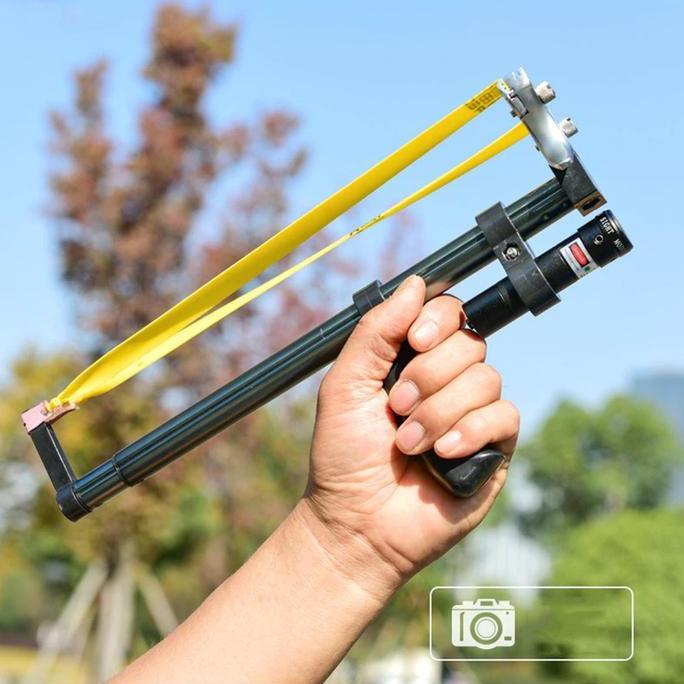 MAZANAC Ketapel High Precision Telescopic Hunting Slingshot with Laser