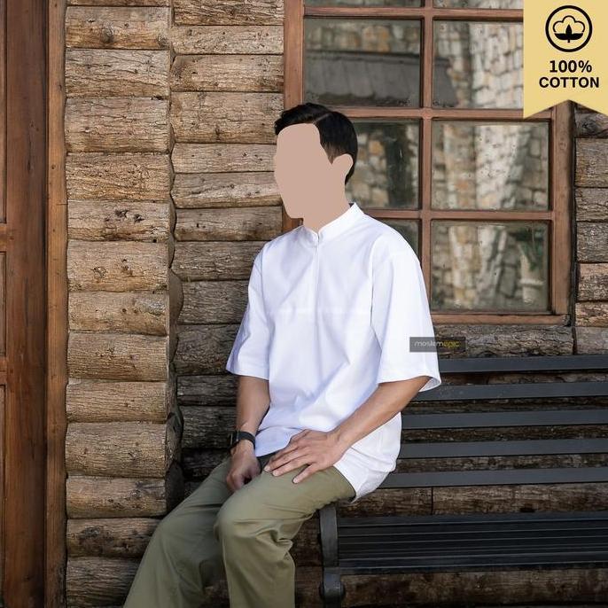 Kurta Thalha - Oversized Zip Tee (Heavy Weight Cotton)