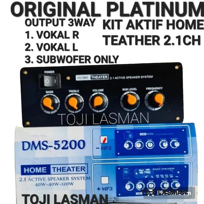* Dms 5200 Tampa Kit Mp3 ) Speaker Aktif 2.1Ch 2.1 Home Theater Simbada Sound System Dms 5200 Aktive