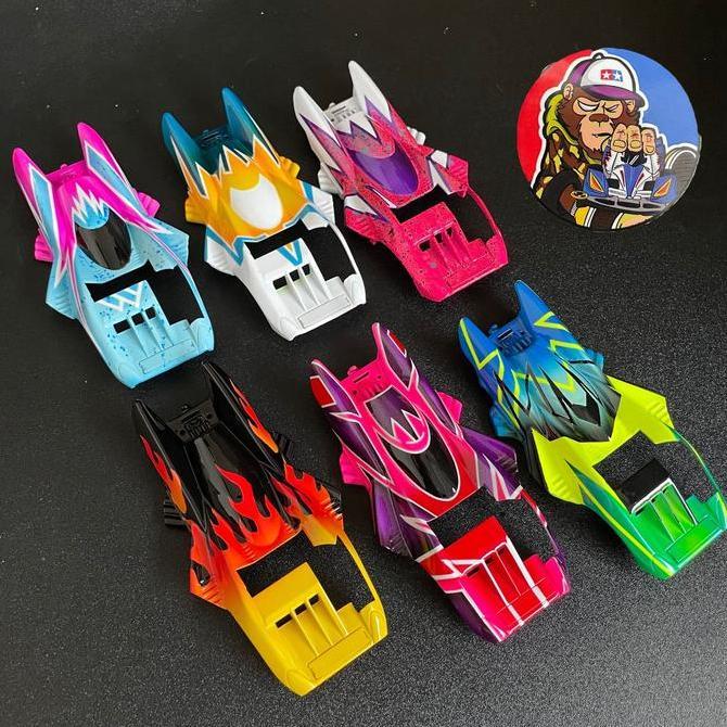 Tamiya Custom Paint Body Strato Vector Project D - Rep Tamiya - untuk chassis SFM