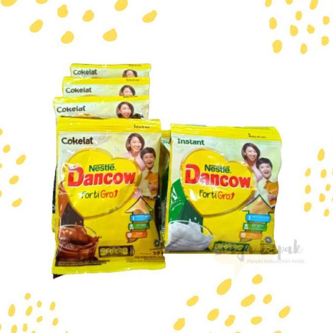 Dancow Fortigro 1 RENTENG Susu Bubuk Vanila Coklat
