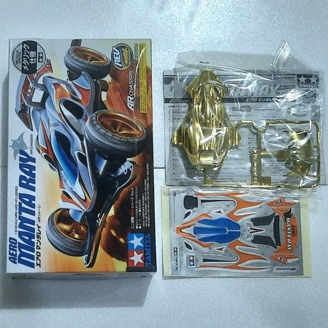 Body Aero Mantaray Gold Metallic Special + Decal Original Tamiya