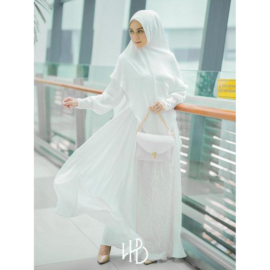 HIJABERLIN - Gamis Almahira : Gamis Royal Matte Silk Mewah Dress Umrah Muslim