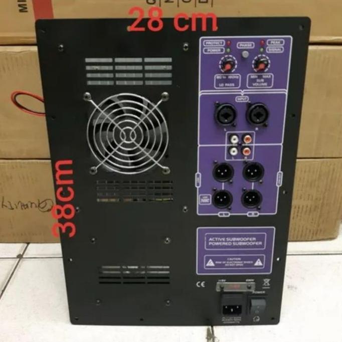 Power Kit Aktif Mesin Subwoofer Aktif Untuk Subwoofer 15-18 1200 Watt Baru