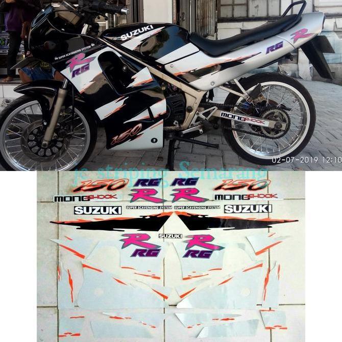 striping rgr jumbo hitam silver