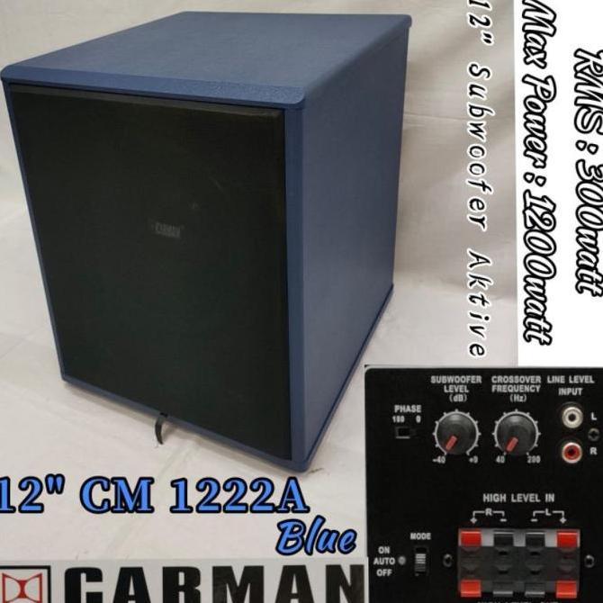 Subwofer Aktif Carman 12 Inch 300 Watt Subwofer Karaoke Termurah