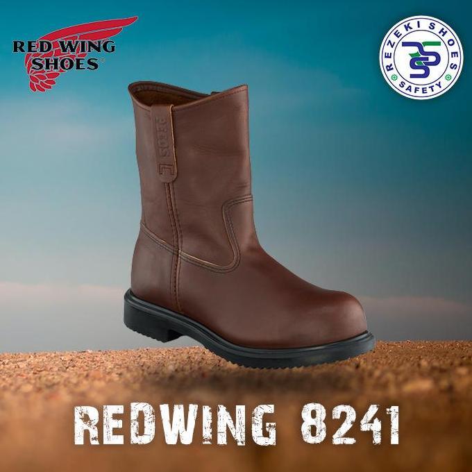 PROMO REDWING 8241 New Safety Shoes Red Wing 8241 Original Made In USA Boots - SEPATU SAFETY terlari