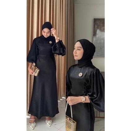 New Produk Liodra Maxi Dress Gamis Muslim Wanita Kekinian Trend Fashion Kekinian Pesta Panjang Silk 