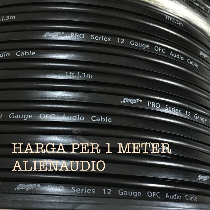 Promo Kabel speaker stinger pro 12 awg pure ofc copper Diskon
