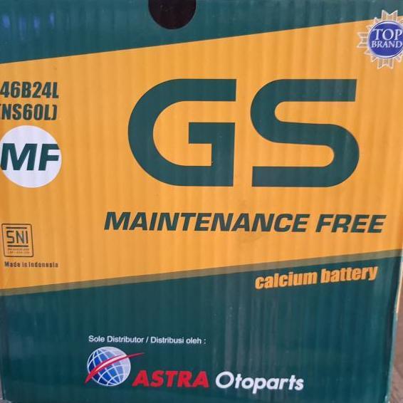 Promo AKI /ACCU KERING GS MF NS60L / 46B24L Diskon