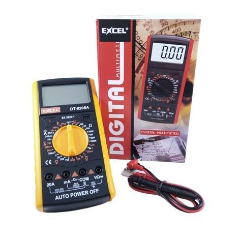 Multimeter Excel Dt9205A Multitester Digital Dt 9205A Tester Besar Dt-9205A Avometer