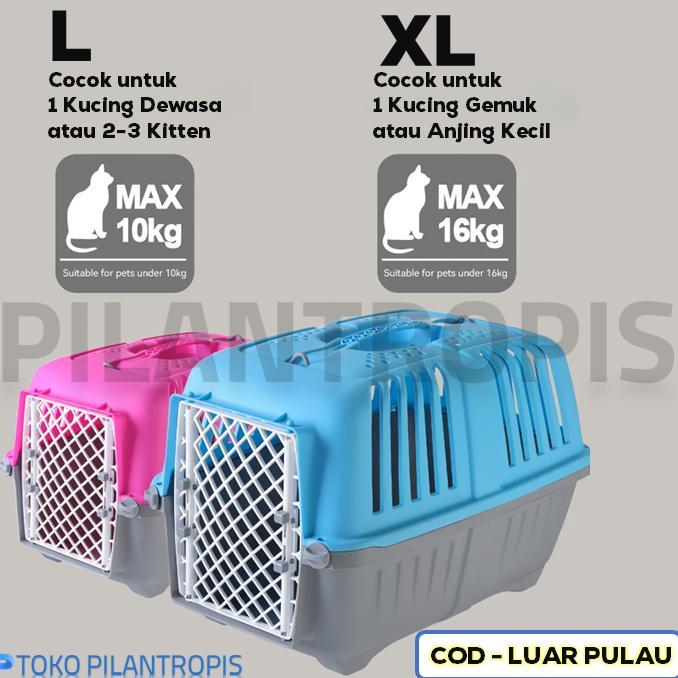[TOPP] Pet Cargo Kargo Kucing Jumbo Box Kucing Travel Pet Carrier Kucing