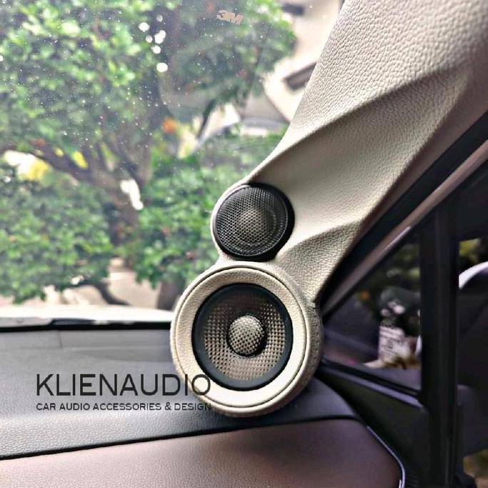 Promo KLienaudio Pilar 3 Way OEM Innova Zenix Speaker Mobil TW 2 Inch & MID 3 Inch Finishing Kain Si
