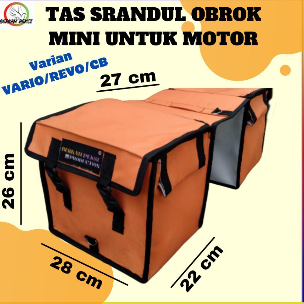 wajib punya tas srandul obrok kurir touring mini kecil motor supra beat vario scoopy namx nmax pcx a