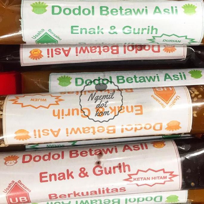 Belisekarang- Dodol Betawi / Dodol Betawi Original Durian Duren / Dodol Betawi Asli