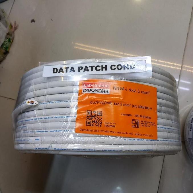 TERBARU - KABEL METAL NYM 3x2.5mm @100M / KABEL METAL / NYM METAL