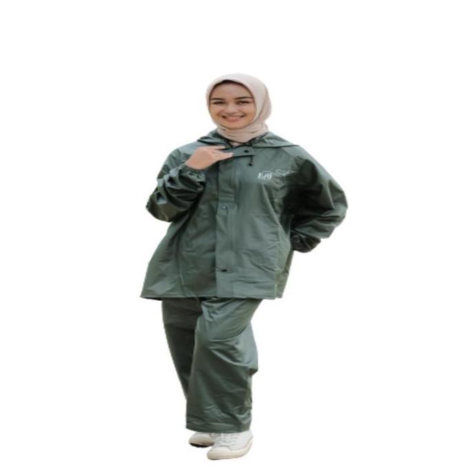 Grosir Raincoat Premium Jas Hujan Haigred Jaz Udan Elastis Tebal Dan Kuat Ori