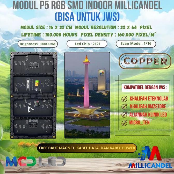 Lansungkirim- Panel Modul P5 Smd Rgb Full Color Indoor