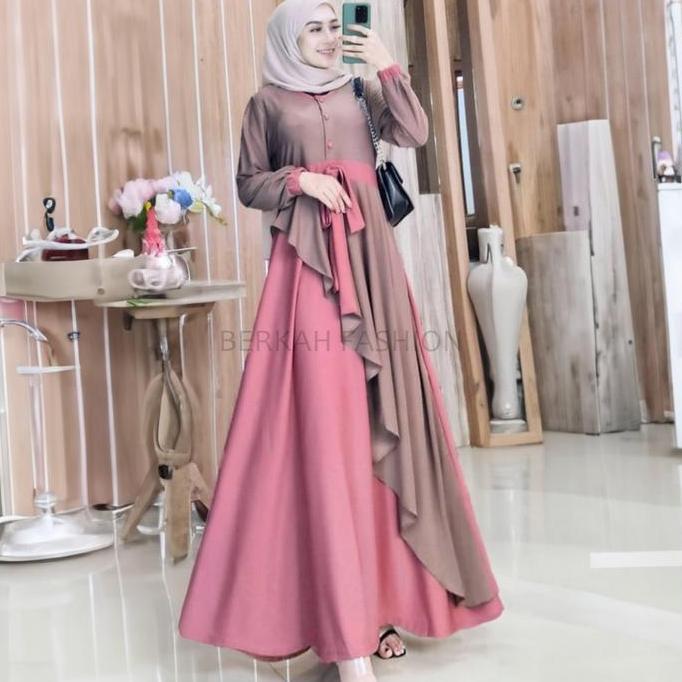 Sale Nilam Maxy - By Uais Pakaian Baju Muslim Dress Nilam M / L / Xl / Xxl Dress Baju Gamis Gaun Sim