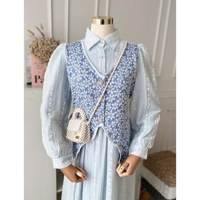 Premium Candy Lady Joena Maxi / Gamis Wanita Terbaru Dress Lebaran Gamis Kondangan Bestseller