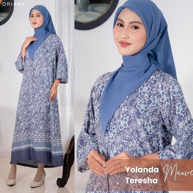 Sekarangaja- Oriana Dailywear Daster Busui Yolanda Sizing Collection | Daster Lengan Panjang Busui F