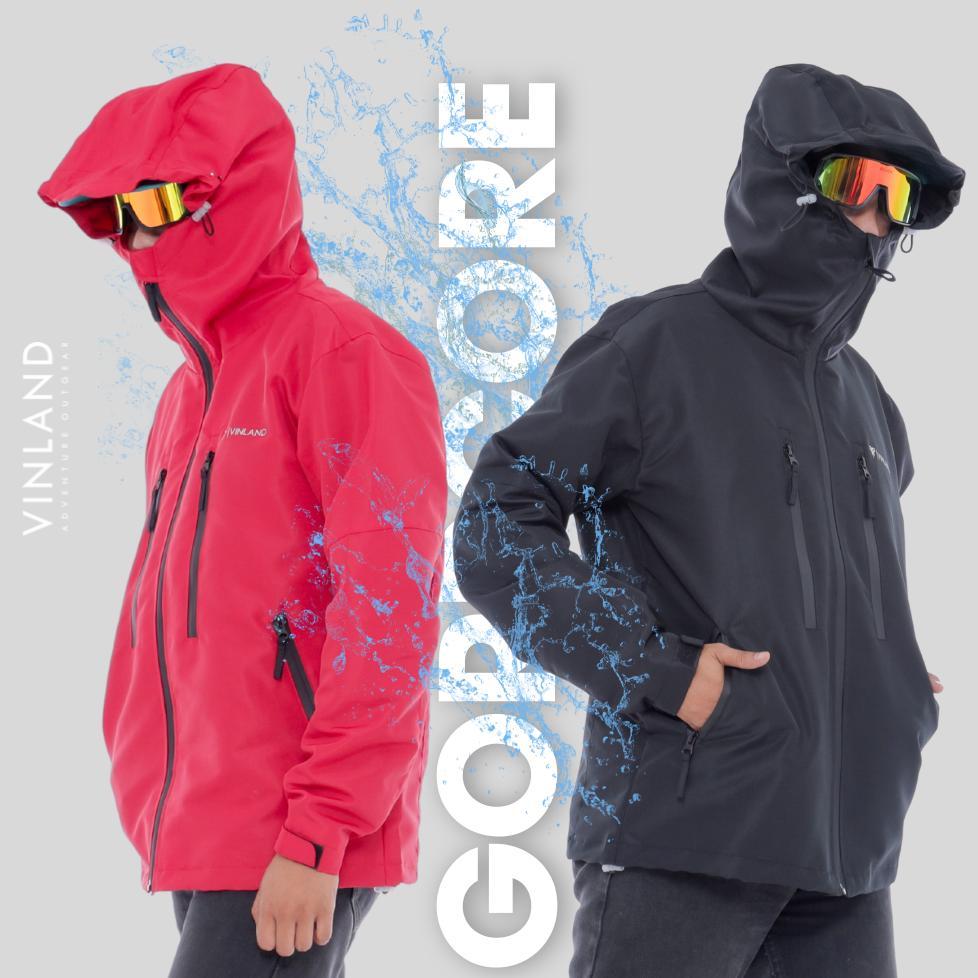 Vinland Gorpcore Jaket Gunung Hiking | Jaket Outdoor Waterproof & Windproof Pria Wanita