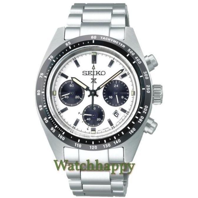 Ready Watchhappy SEIKO Prospex ORIGINAL SSC813P1 Solar Chrono PANDA SSC813